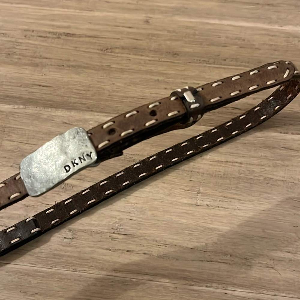 DKNY Leather Belt Small 25